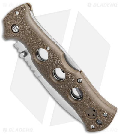 Cold Steel Gunsite Counter Point Tri-Ad Lock Knife Brown (3.75" Satin) 2 Cold Steel Gunsite Counter Point Tri-Ad Lock Knife Brown (3.75" Satin) - Image 2