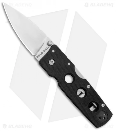 Cold Steel Hold Out 3" Lockback Knife Black G-10 (3" Satin) 1 Cold Steel Hold Out 3" Lockback Knife Black G-10 (3" Satin)