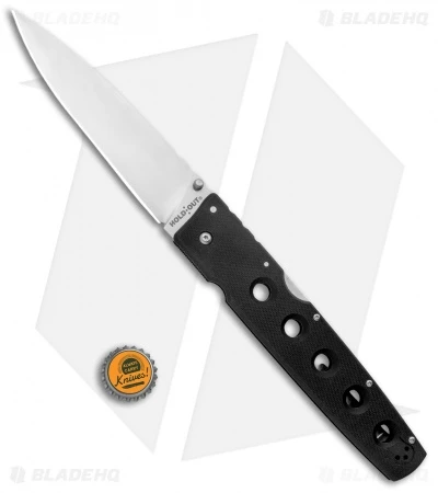Cold Steel Hold Out 6" Tri-Ad Lock Knife Black G-10 (6" Satin) 4 Cold Steel Hold Out 6" Tri-Ad Lock Knife Black G-10 (6" Satin) - Image 4