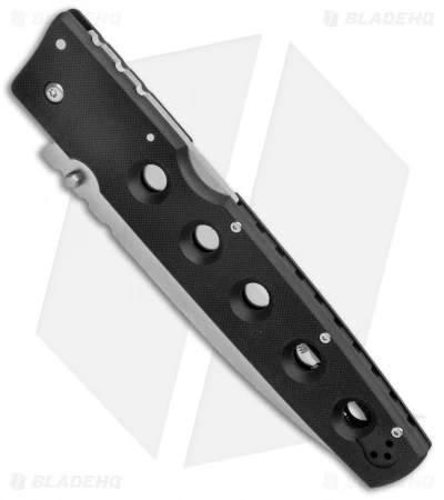 Cold Steel Hold Out 6 Inch Tri-Ad Lock Knife Black G-10 (6" Satin Serr) 2 Cold Steel Hold Out 6 Inch Tri-Ad Lock Knife Black G-10 (6" Satin Serr) - Image 2