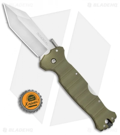Cold Steel Immortal Lockback Knife OD Green G-10 (4" Satin) 23GVG 4 Cold Steel Immortal Lockback Knife OD Green G-10 (4" Satin) 23GVG - Image 4