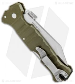 Cold Steel Immortal Lockback Knife OD Green G-10 (4" Satin S35VN) 23HVG 6 Cold Steel Immortal Lockback Knife OD Green G-10 (4" Satin S35VN) 23HVG -Cold Steel Cold Steel Imoortal LB Green 23HVG BHQ 87151 jr side