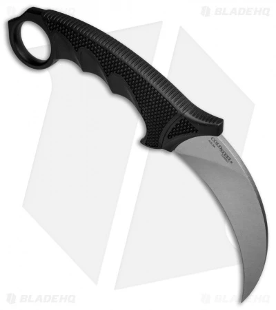 Cold Steel Karambit Steel Tiger Fixed Blade Knife (4.75" Stonewash) 49KST 2 Cold Steel Karambit Steel Tiger Fixed Blade Knife (4.75" Stonewash) 49KST - Image 2