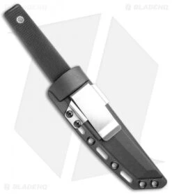 Cold Steel Kobun Tanto Fixed Blade Knife (5.5" Satin Serrated) 17TS 6 Cold Steel Kobun Tanto Fixed Blade Knife (5.5" Satin Serrated) 17TS -Cold Steel Cold Steel Kobun Tanto Satin Serr 17TS BHQ 105890 jr sheath