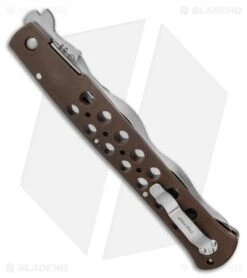 Cold Steel Kris Ti-Lite Liner Lock Knife Brown Zytel (6" Satin Serr) 6 Cold Steel Kris Ti-Lite Liner Lock Knife Brown Zytel (6" Satin Serr) -Cold Steel Cold Steel Kris Ti Lite Liner Lock Knife Zytel 6 Satin Serr 26SXK6S BHQ 121200 LS Side