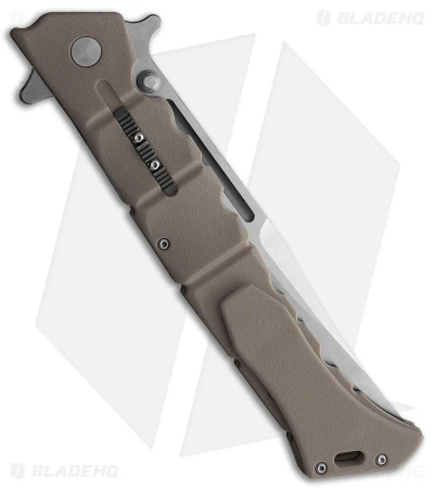 Cold Steel Large Luzon Folding Flipper Knife Dark Earth GFN (6" Black) 2 Cold Steel Large Luzon Folding Flipper Knife Dark Earth GFN (6" Black) - Image 2