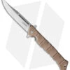 Cold Steel Large Luzon Folding Flipper Knife Desert Tan GFN (6" Satin)