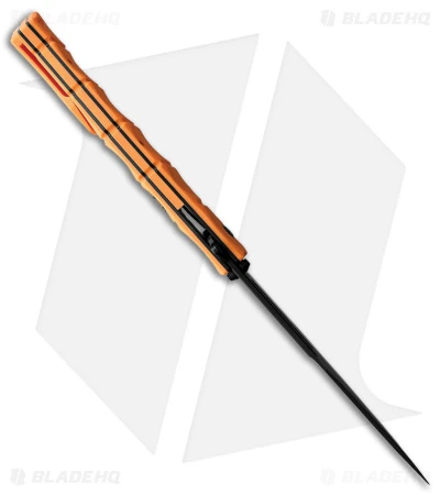 Cold Steel Large Luzon Folding Flipper Knife Orange GFN (6" Black) 2 Cold Steel Large Luzon Folding Flipper Knife Orange GFN (6" Black) - Image 2