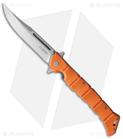 Cold Steel Large Luzon Folding Flipper Knife Orange GFN (6" Satin) 1 Cold Steel Large Luzon Folding Flipper Knife Orange GFN (6" Satin)