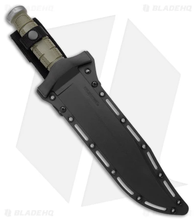 Cold Steel Lynn Thompson Leatherneck Bowie Fixed Blade Knife (10.5" Stonewash) 3 Cold Steel Lynn Thompson Leatherneck Bowie Fixed Blade Knife (10.5" Stonewash) - Image 3