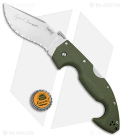 Cold Steel Lynn Thompson Signature Spartan Tri-Ad Lock Knife Serr (4.5" S35VN) 9 Cold Steel Lynn Thompson Signature Spartan Tri-Ad Lock Knife Serr (4.5" S35VN) -Cold Steel Cold Steel Lynn Thompson Signature Spartan Tri Ad Lock Serr BHQ 140028 jr bottlecap