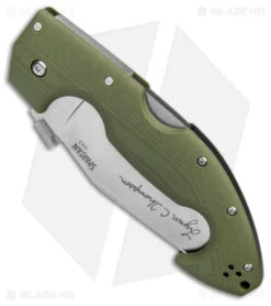 Cold Steel -Cold Steel Cold Steel Lynn Thompson Signature Spartan Tri Ad Lock Serr BHQ 140028 jr spine