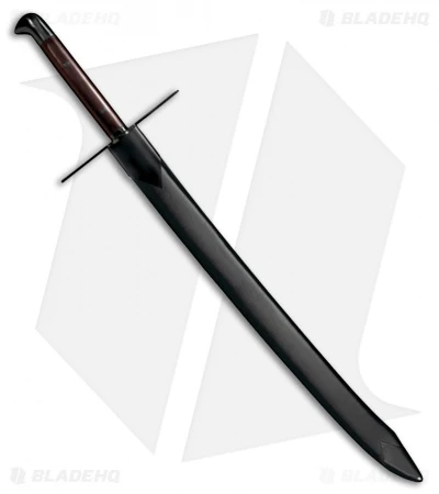 Cold Steel MAA Grosse Messer Sword W/ Rosewood Handle (32" Black) 88GMSM 2 Cold Steel MAA Grosse Messer Sword W/ Rosewood Handle (32" Black) 88GMSM - Image 2