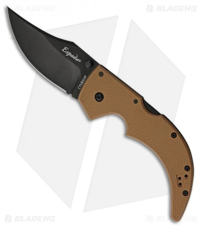 Cold Steel Medium Espada Tri-Ad Lock Knife Coyote Tan G-10 (3.5" Black) 62NGMVB 1 Cold Steel Medium Espada Tri-Ad Lock Knife Coyote Tan G-10 (3.5" Black) 62NGMVB