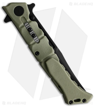 Cold Steel Medium Luzon Folding Pocket Knife Olive Drab Green GFN (4" Black) 3 Cold Steel Medium Luzon Folding Pocket Knife Olive Drab Green GFN (4" Black) - Image 3