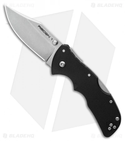 Cold Steel Mini Recon 1 Clip Point Lockback Knife (3" Stonewash) 27TBAC 1 Cold Steel Mini Recon 1 Clip Point Lockback Knife (3" Stonewash) 27TBAC