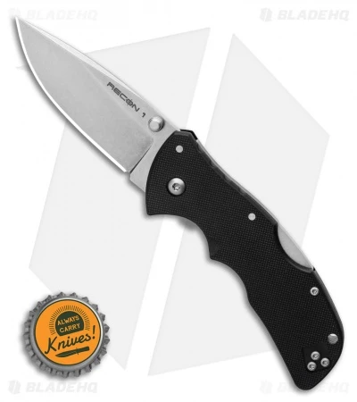 Cold Steel Mini Recon 1 Spear Point Tri-Ad Lock Knife (3" Stonewash) 27BAS 4 Cold Steel Mini Recon 1 Spear Point Tri-Ad Lock Knife (3" Stonewash) 27BAS - Image 4