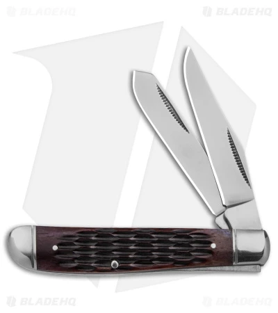 Cold Steel Mini Trapper Slip Joint Knife Jigged Bone (2.7" Satin) 1 Cold Steel Mini Trapper Slip Joint Knife Jigged Bone (2.7" Satin)