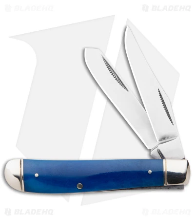 Cold Steel Mini Trapper Slip Joint Knife Blue Bone (2.7" Satin) 1 Cold Steel Mini Trapper Slip Joint Knife Blue Bone (2.7" Satin)