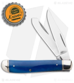 Cold Steel Mini Trapper Slip Joint Knife Blue Bone (2.7" Satin) 7 Cold Steel Mini Trapper Slip Joint Knife Blue Bone (2.7" Satin) -Cold Steel Cold Steel Mini Trapper SJ Blue Bone Satin BHQ 140036 jr bottlecap