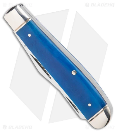 Cold Steel Mini Trapper Slip Joint Knife Blue Bone (2.7" Satin) 2 Cold Steel Mini Trapper Slip Joint Knife Blue Bone (2.7" Satin) - Image 2