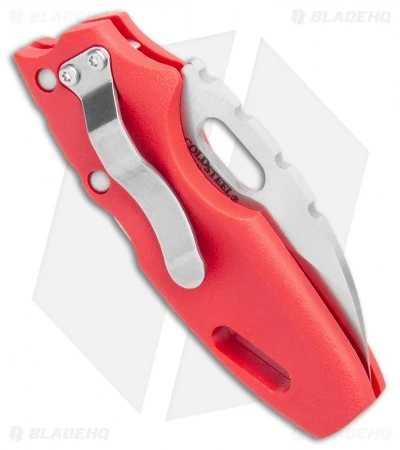 Cold Steel Mini Tuff Lite Tri-Ad Lock Knife Red (2" Satin) 20MTR 3 Cold Steel Mini Tuff Lite Tri-Ad Lock Knife Red (2" Satin) 20MTR - Image 3