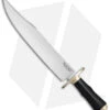 Cold Steel Natchez Bowie Fixed Blade Knife Polymer Black/Gold (11.75" Satin)