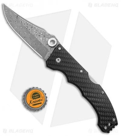 Cold Steel Night Force Lockback Knife Carbon Fiber/G-10 (4" Damascus) 63NF 4 Cold Steel Night Force Lockback Knife Carbon Fiber/G-10 (4" Damascus) 63NF - Image 4