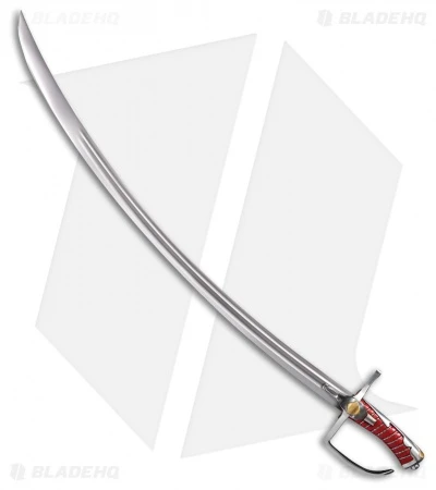 Cold Steel Polish Saber W/ Red Leather Scabbard (32" Satin) 88RPS 1 Cold Steel Polish Saber W/ Red Leather Scabbard (32" Satin) 88RPS