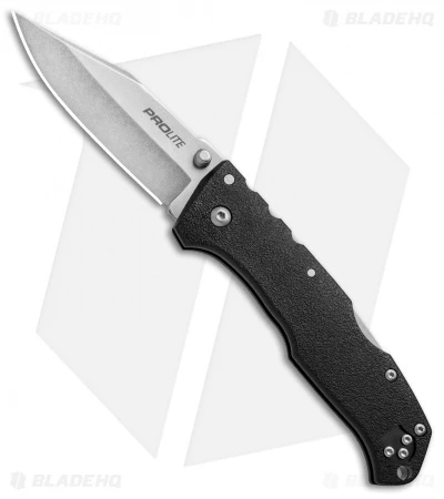 Cold Steel Pro Lite Clip Point Tri-Ad Lock Knife Black GFN (3.5" SW) CS-20NSC 1 Cold Steel Pro Lite Clip Point Tri-Ad Lock Knife Black GFN (3.5" SW) CS-20NSC