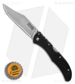 Cold Steel Range Boss Tri-Ad Lock Knife Black Zy-Ex (4" Stonewash) -Cold Steel Cold Steel Range Boss Tri Ad Lock Knife Black Zy Ex 4 Stonewash 20KR5 BHQ 121189 LS Bottlecap