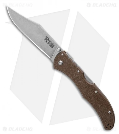 Cold Steel Range Boss Tri-Ad Lock Knife Flat Dark Earth Zy-Ex (4" Stonewash) 1 Cold Steel Range Boss Tri-Ad Lock Knife Flat Dark Earth Zy-Ex (4" Stonewash)