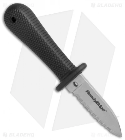 Cold Steel Ready Edge Fixed Blade Neck Knife (2" Satin Full Serr) 42NS 2 Cold Steel Ready Edge Fixed Blade Neck Knife (2" Satin Full Serr) 42NS - Image 2