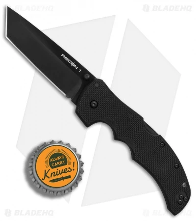 Cold Steel Recon 1 Tanto Lockback Knife G-10 (4" Black CPM-S35VN) 27BT 4 Cold Steel Recon 1 Tanto Lockback Knife G-10 (4" Black CPM-S35VN) 27BT - Image 4