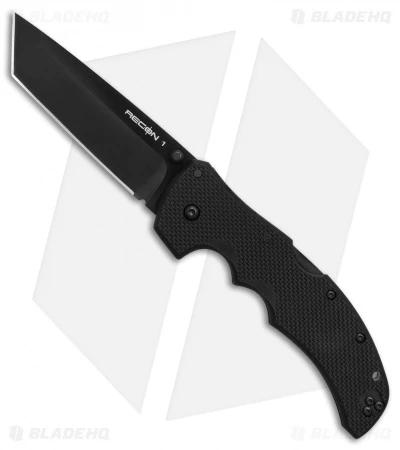 Cold Steel Recon 1 Tanto Lockback Knife G-10 (4" Black CPM-S35VN) 27BT 1 Cold Steel Recon 1 Tanto Lockback Knife G-10 (4" Black CPM-S35VN) 27BT