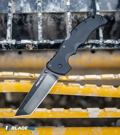 Cold Steel Recon 1 Tanto Lockback Knife G-10 (4" Black CPM-S35VN) 27BT 5 Cold Steel Recon 1 Tanto Lockback Knife G-10 (4" Black CPM-S35VN) 27BT - Image 5
