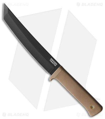 Cold Steel Recon Tanto Fixed Blade Knife Tan (7" Black) 1 Cold Steel Recon Tanto Fixed Blade Knife Tan (7" Black)