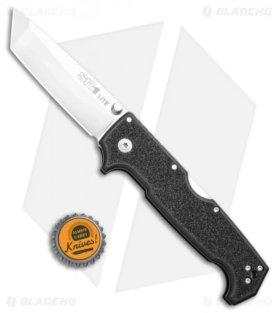 Cold Steel SR1 Lite Tanto Tri-Ad Lock Knife Black Griv-Ex (4" Satin) 62K1A 4 Cold Steel SR1 Lite Tanto Tri-Ad Lock Knife Black Griv-Ex (4" Satin) 62K1A - Image 4