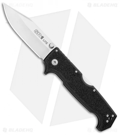 Cold Steel SR1 Lite Tri-Ad Lock Knife Black Griv-Ex (4" Satin) 62K1 1 Cold Steel SR1 Lite Tri-Ad Lock Knife Black Griv-Ex (4" Satin) 62K1