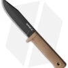 Cold Steel SRK Compact Fixed Blade Knife Desert Tan Kray-Ex (5" Black SK-5)
