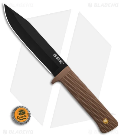 Cold Steel SRK Search Rescue Fixed Blade Knife Tan Polymer (6" Black ) 4 Cold Steel SRK Search Rescue Fixed Blade Knife Tan Polymer (6" Black ) - Image 4