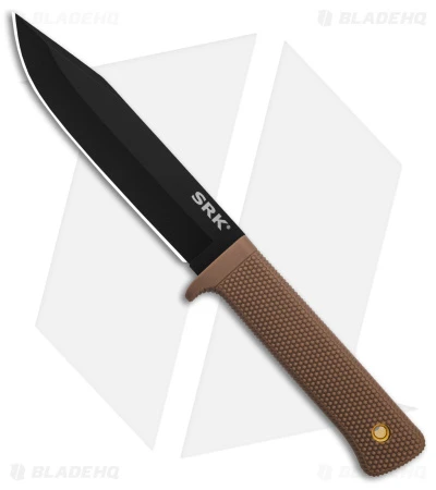 Cold Steel SRK Search Rescue Fixed Blade Knife Tan Polymer (6" Black ) 1 Cold Steel SRK Search Rescue Fixed Blade Knife Tan Polymer (6" Black )