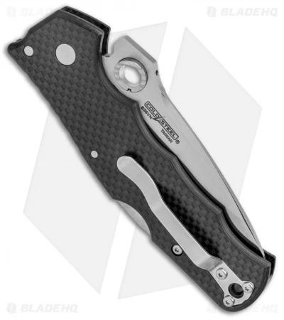 Cold Steel Silver Eye Elite Tri-Ad Lock Knife Carbon Fiber (3.5" Satin) 62QCFB 3 Cold Steel Silver Eye Elite Tri-Ad Lock Knife Carbon Fiber (3.5" Satin) 62QCFB - Image 3