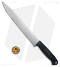 Cold Steel Slicer Fixed Blade Kitchen Knife (9" Satin) 59KSSLZ -Cold Steel Cold Steel Slicer Kitchen Knife CS59KSLZ BHQ 44099 jr bottlecap