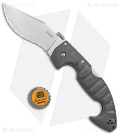 Cold Steel Spartan Kopis Tri-Ad Lockback Knife Gray (4.5" SW Serr AUS 10A) 9 Cold Steel Spartan Kopis Tri-Ad Lockback Knife Gray (4.5" SW Serr AUS 10A) -Cold Steel Cold Steel Spartan Kopis Tri Ad Lock SW Serr BHQ 140027 jr bottlecap