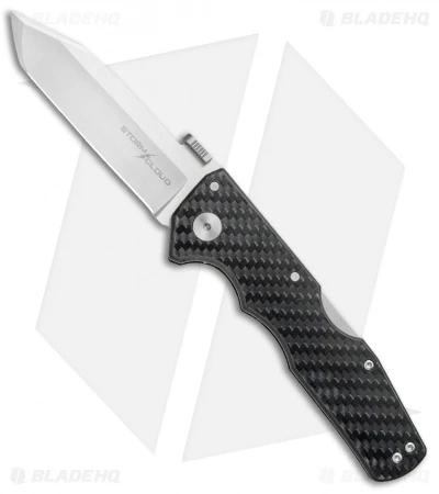 Cold Steel Storm Cloud Tri-Ad Lock Knife G-10/CF (3.5" Satin 20CV) 21TU 1 Cold Steel Storm Cloud Tri-Ad Lock Knife G-10/CF (3.5" Satin 20CV) 21TU