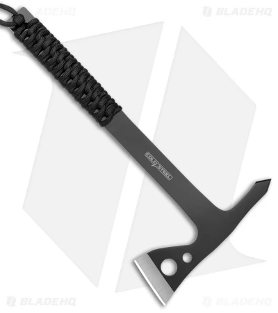 Cold Steel Throwing Axes Gray Stainless Steel W/ Black Paracord (3 Pack) 3 Cold Steel Throwing Axes Gray Stainless Steel W/ Black Paracord (3 Pack) - Image 3