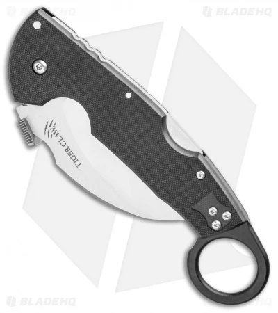 Cold Steel Tiger Claw Karambit Lockback Knife (3.25" Satin CPM-S35VN) 22C 2 Cold Steel Tiger Claw Karambit Lockback Knife (3.25" Satin CPM-S35VN) 22C - Image 2