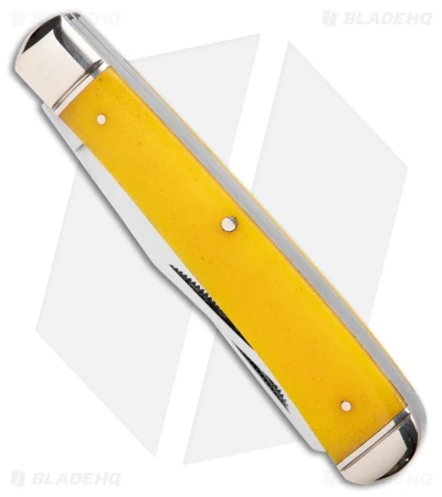 Cold Steel Trapper Slip Joint Knife Yellow Bone (3.3" Satin) 2 Cold Steel Trapper Slip Joint Knife Yellow Bone (3.3" Satin) - Image 2