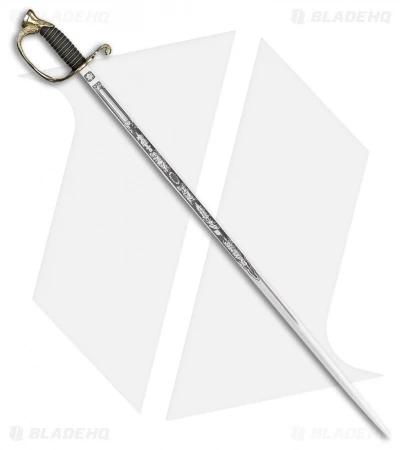 Cold Steel US Naval Officer's Sword (32" Satin Etched) 88MNAL 1 Cold Steel US Naval Officer's Sword (32" Satin Etched) 88MNAL